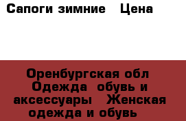 Сапоги зимние › Цена ­ 950 - Оренбургская обл. Одежда, обувь и аксессуары » Женская одежда и обувь   